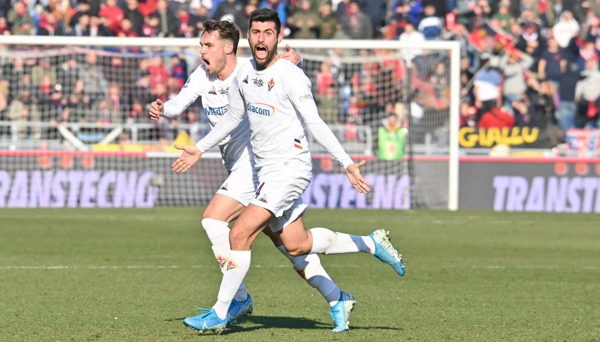 Радость "фиалок" / твиттер Фиорентины