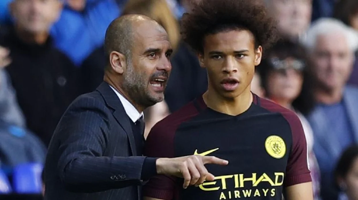 Гвардіола і Сане / Reuters