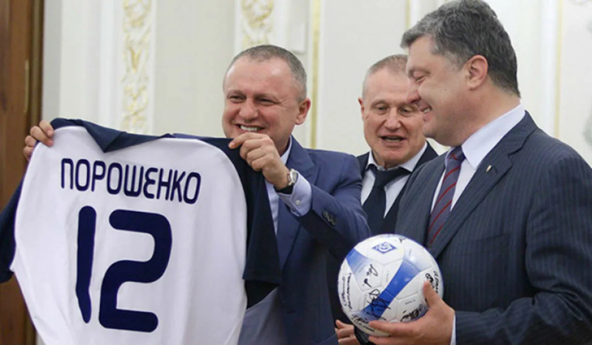 Братья Суркисы и Петр Порошенко / фото из открытых источников