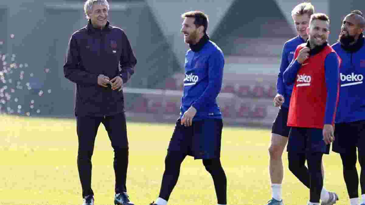 Сетьен сжег взглядом Месси на тренировке Барселоны – наставника "блаугранас" заставили отбирать мяч