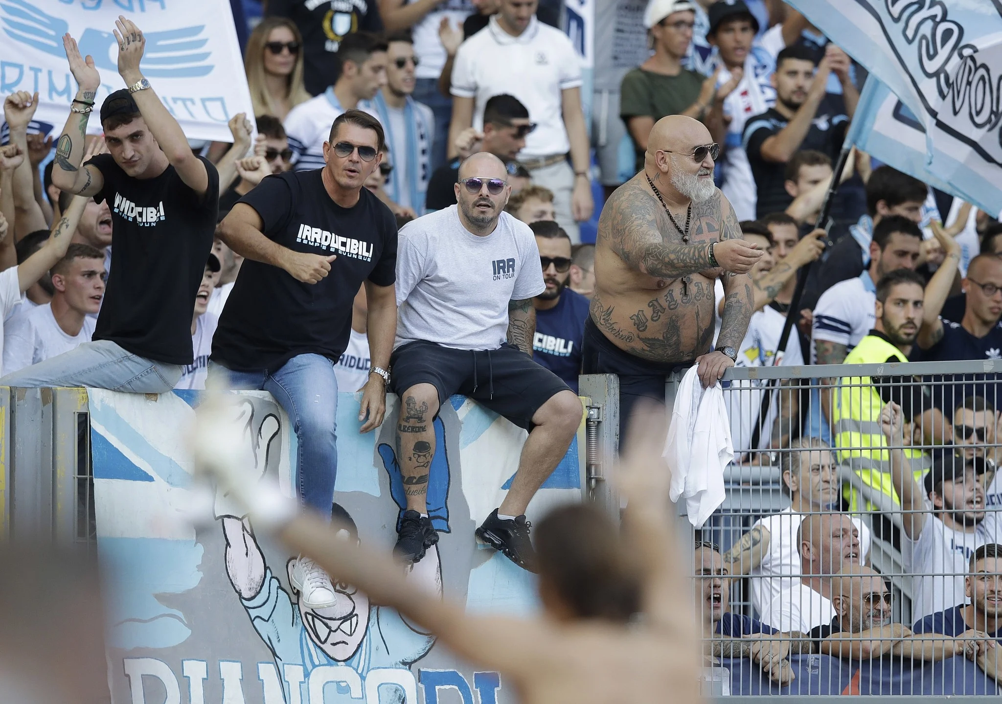 Фанати Лаціо на північній трибуні Стадіо Олімпіко / The Times