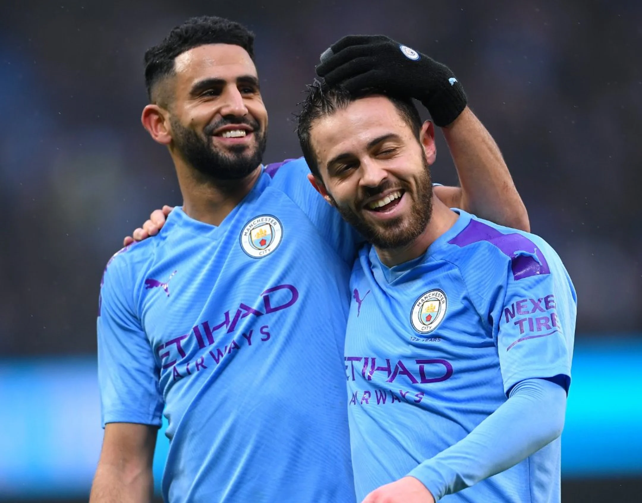 Марез вітає Бернарду з голом