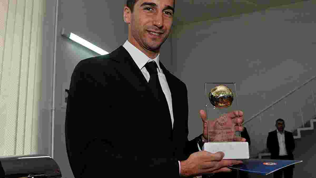 Мхитарян стал игроком года в Армении – это уже 9-награда экс-хавбека Шахтера