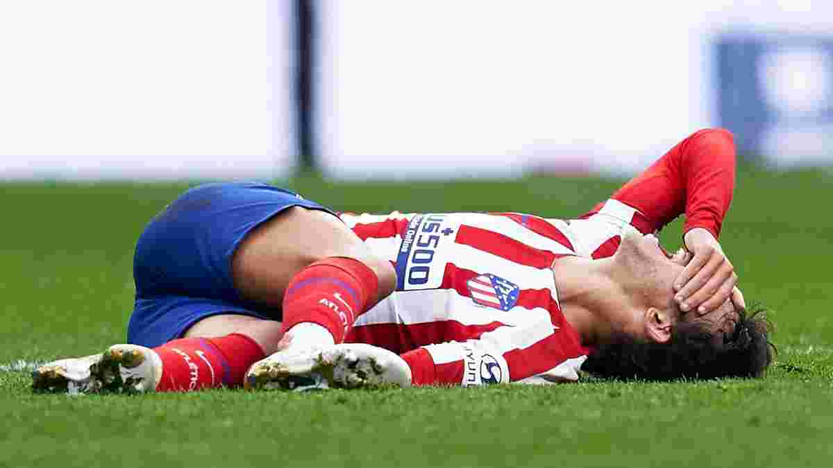 Фелиш может пропустить поединок против Ливерпуля – травма форварда Атлетико оказалась серьезной