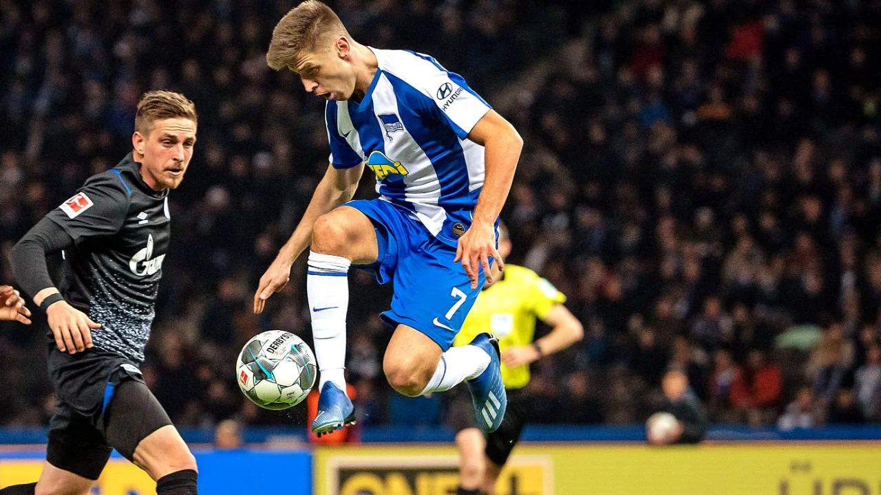 Пйонтек у дебютному матчі за Герту / City-Press