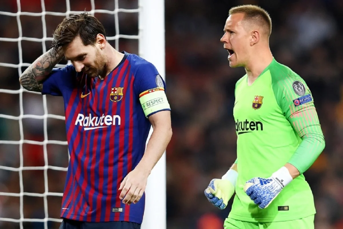 Ліонель Мессі та Марк-Андре тер Штеген / Фото з відкритих джерел