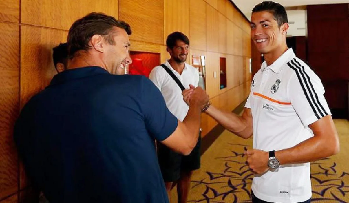 Андрій Шевченко та Кріштіану Роналду / Фото з відкритих джерел