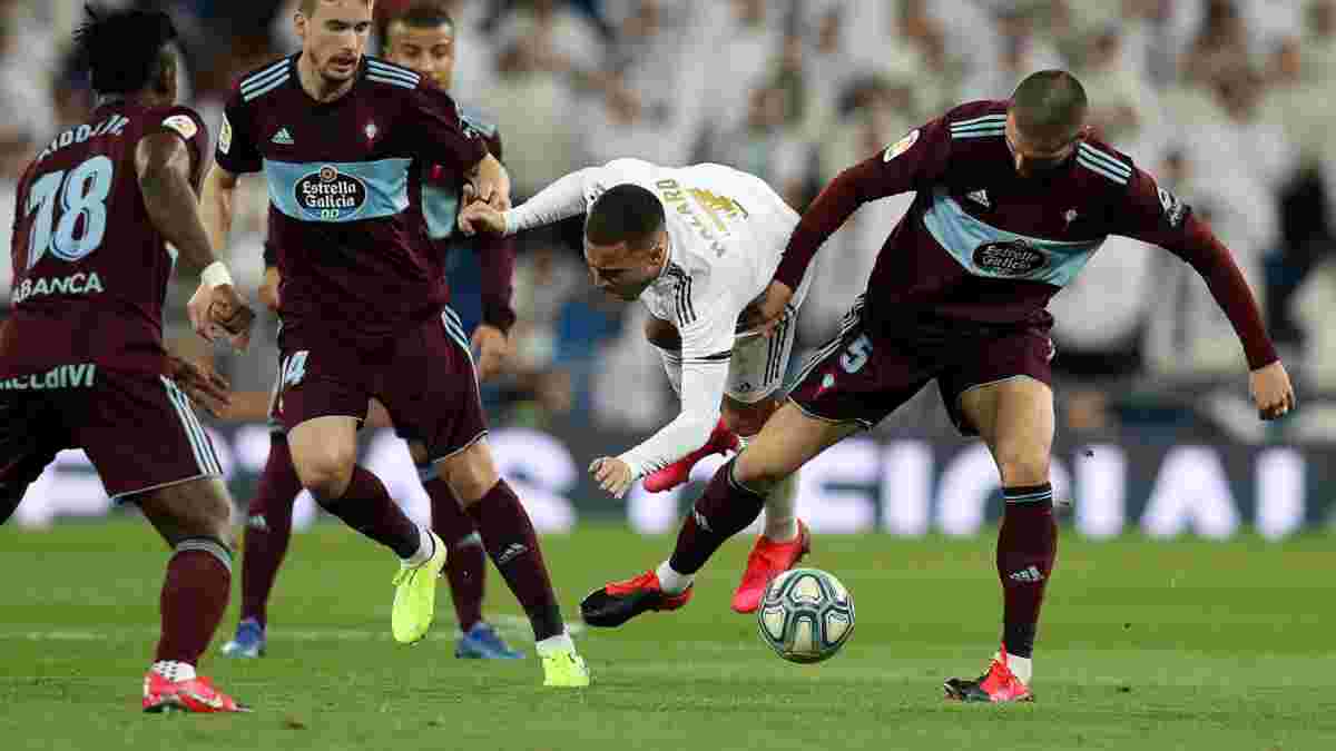 Реал упустил победу над Сельтой – Азар сыграл впервые после травмы и организовал гол