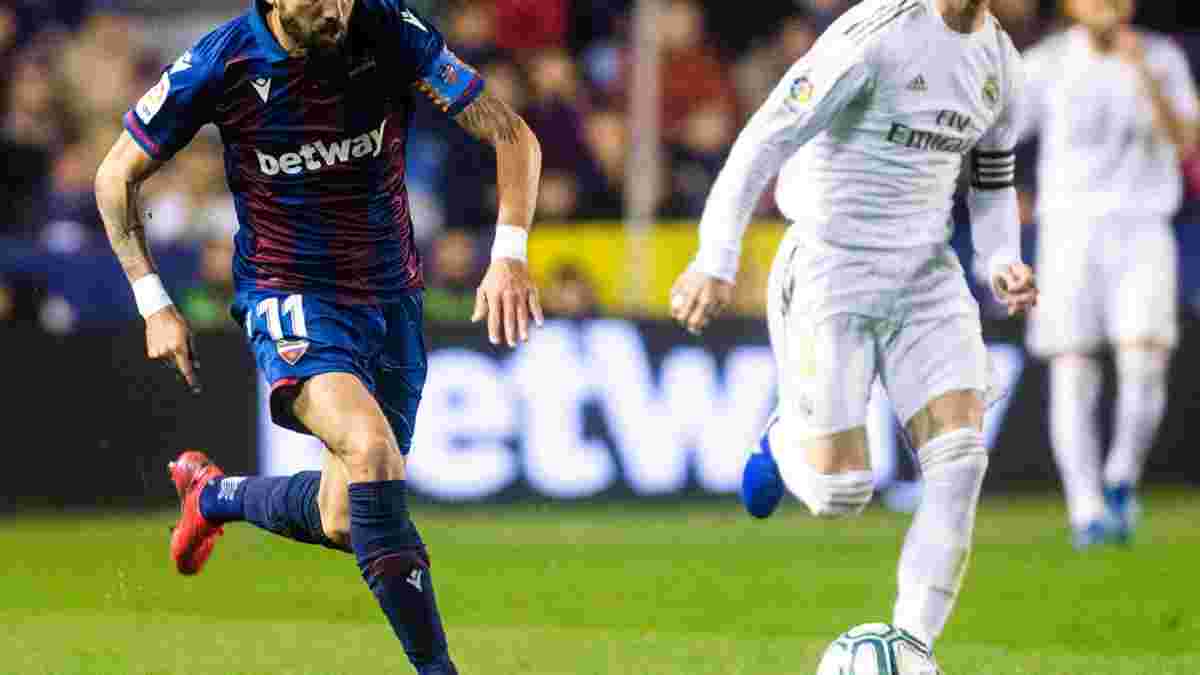 Шокирующее поражение мадридцев в видеообзоре матча Леванте – Реал
