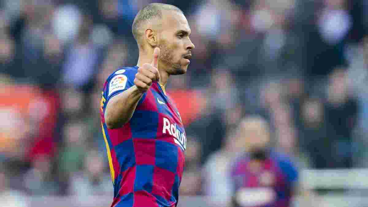 Наполи – Барселона: Брейтуэйт отправится с каталонцами на матч Лиги чемпионов несмотря на свое отсутствие в заявке