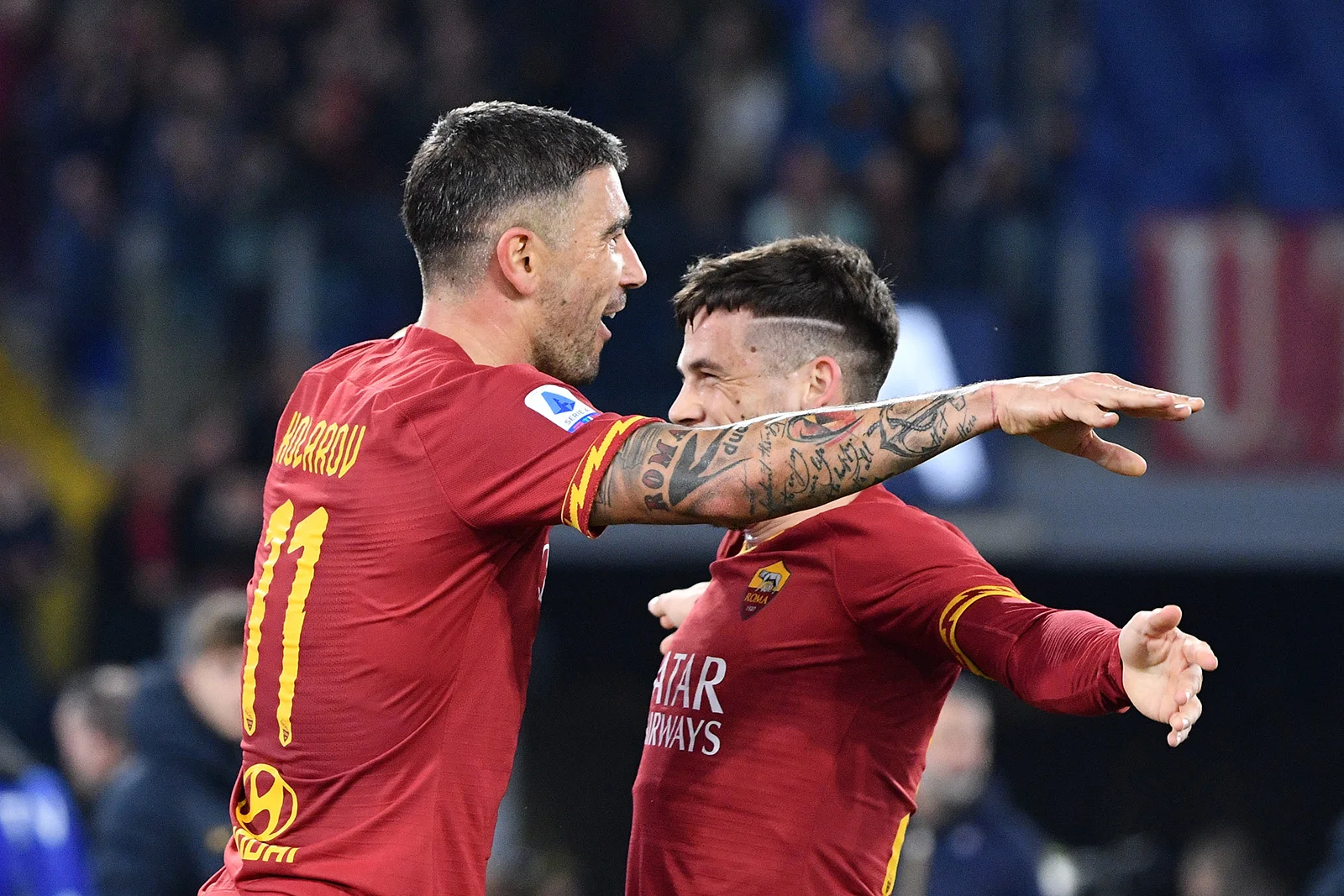 Игроки Ромы / твиттер ФК Рома