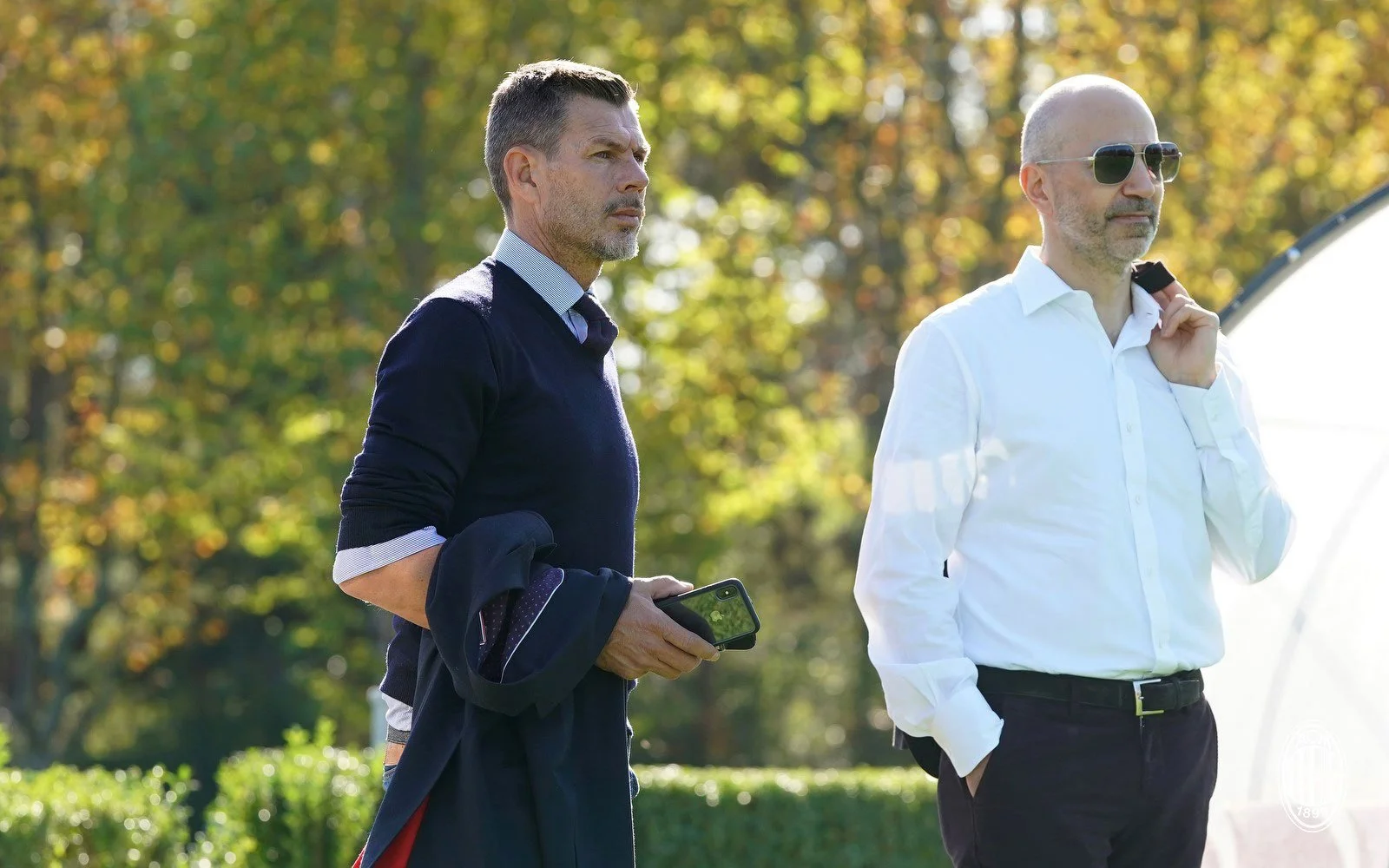 Звонімір Бобан та Іван Газідіс / Фото ФК Мілан