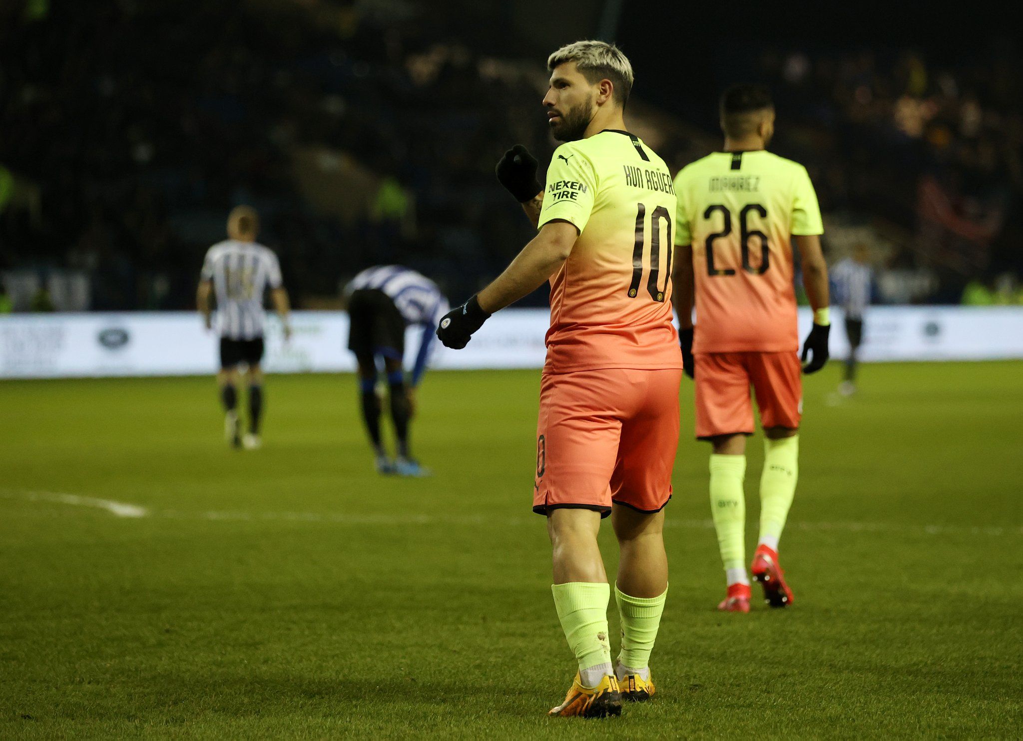 Серхио Агуэро забил единственный гол / MCFC