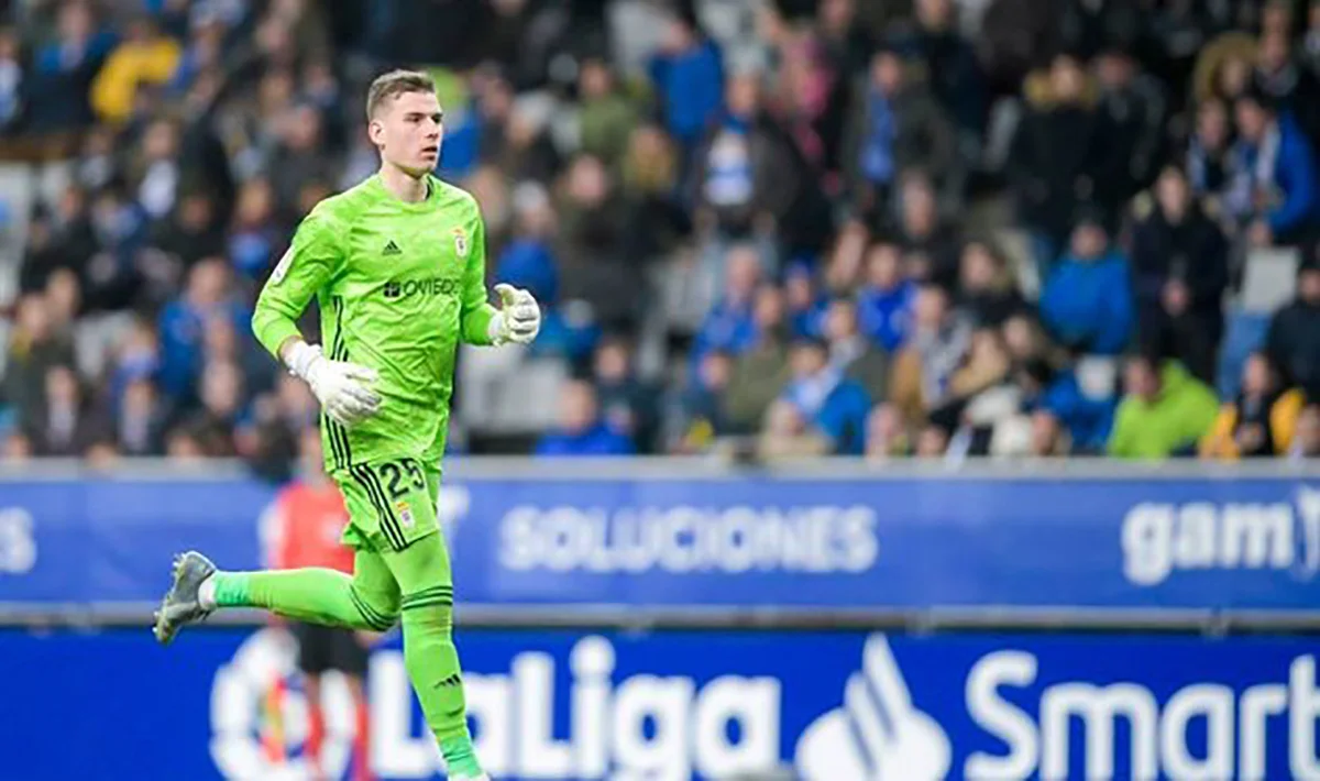 Андрей Лунин / фото ФК Овьедо