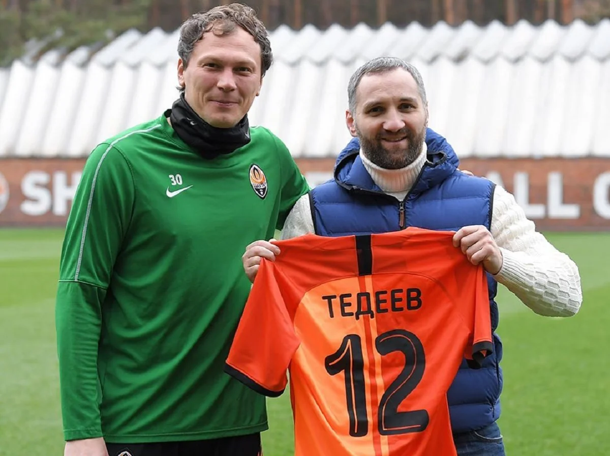 Андрій Пятов і Казбек Тедеєв / фото: Шахтар