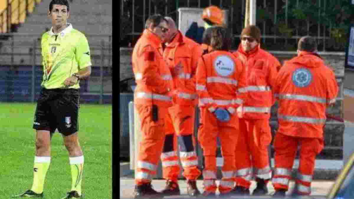 Італійський арбітр загинув під потягом, тікаючи від поліції – недавно його дискваліфікували на рік за удар гравця