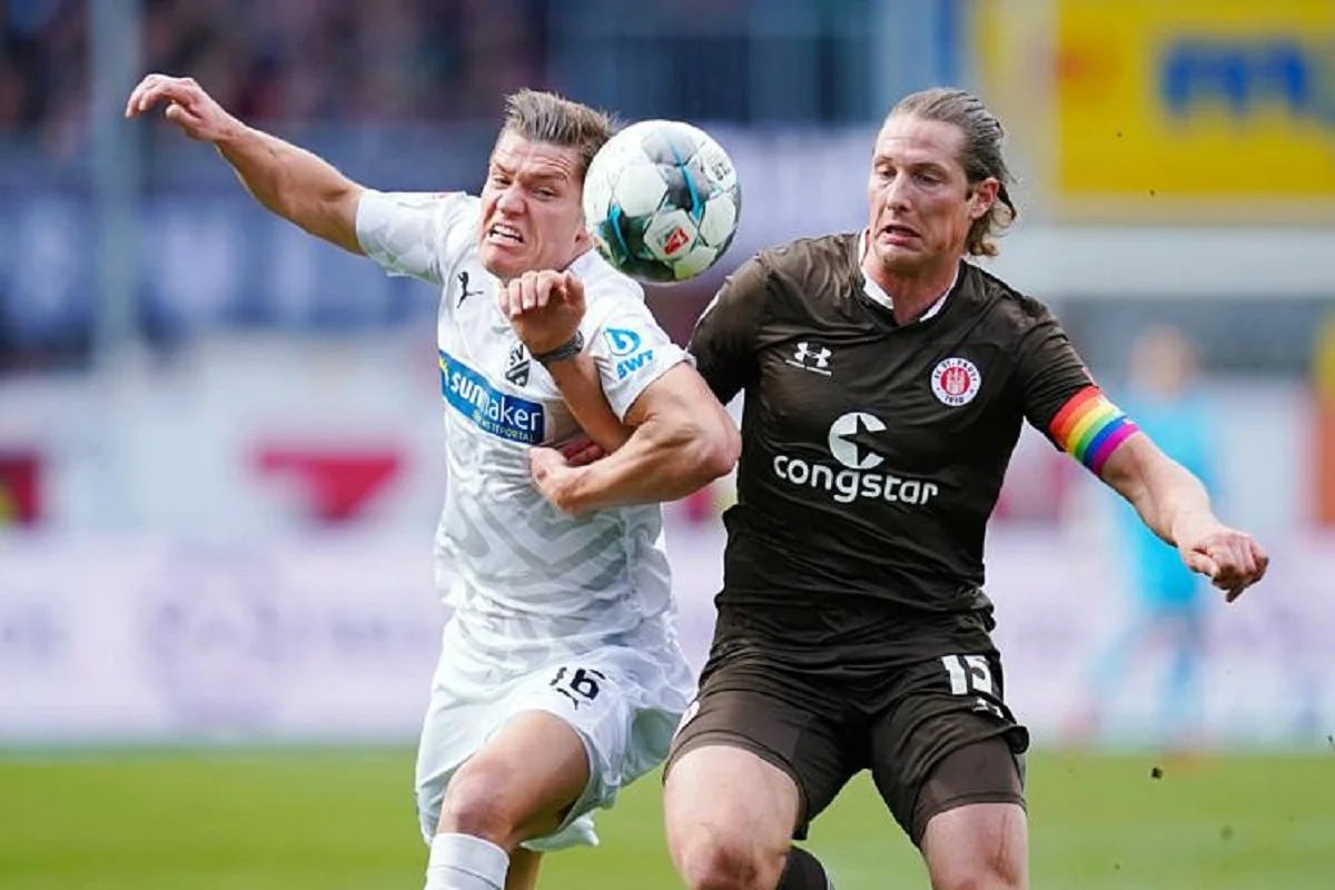 Санкт-Паули вырвал ничью в матче против Зандхаузена / твиттер Санкт-Паули