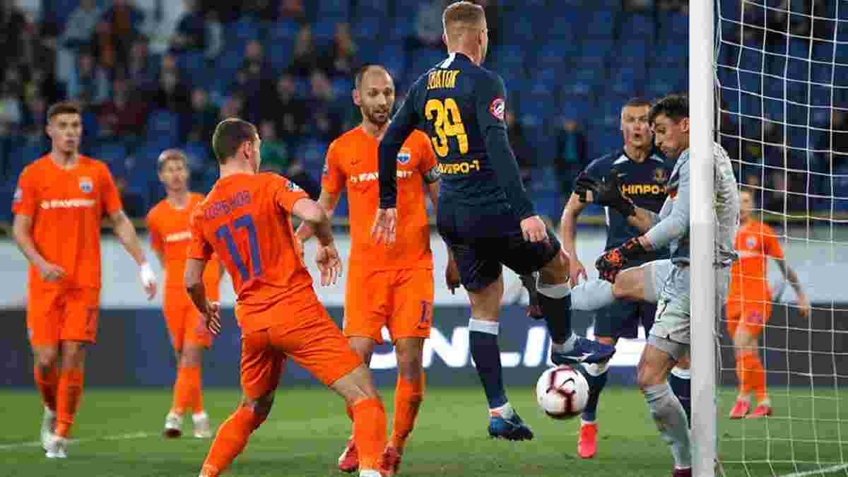 Три вилучення і шедевр Булеци у відеоогляді матчу СК Дніпро-1 – Маріуполь – 3:0