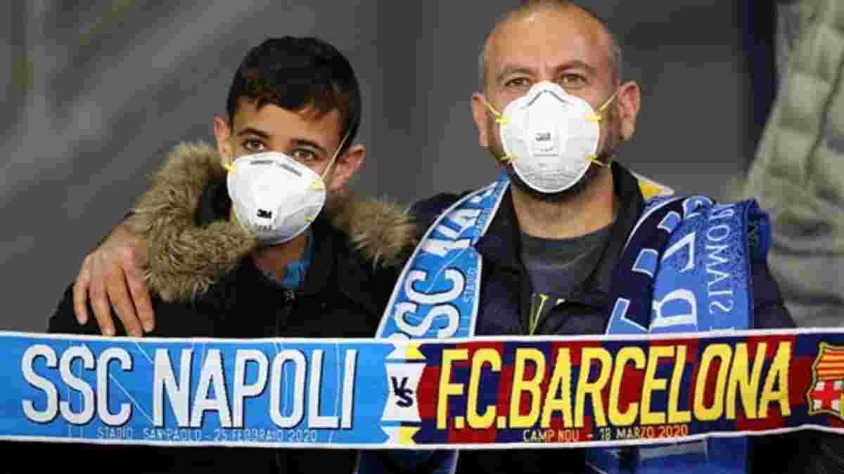 Барселона – Наполі: ще один матч Ліги чемпіонів може постраждати через коронавірус