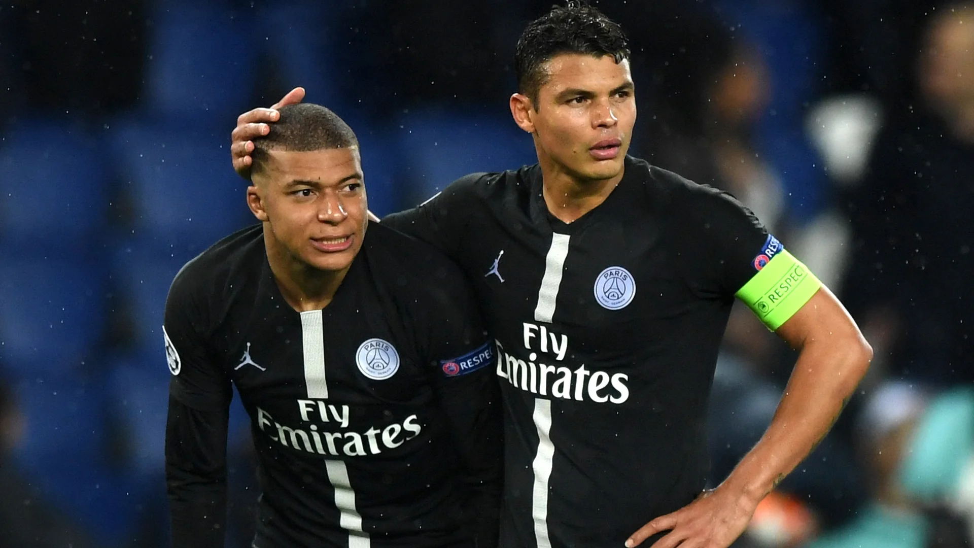 Килиан Мбаппе и Тьягу Силва / Фото ФК ПСЖ