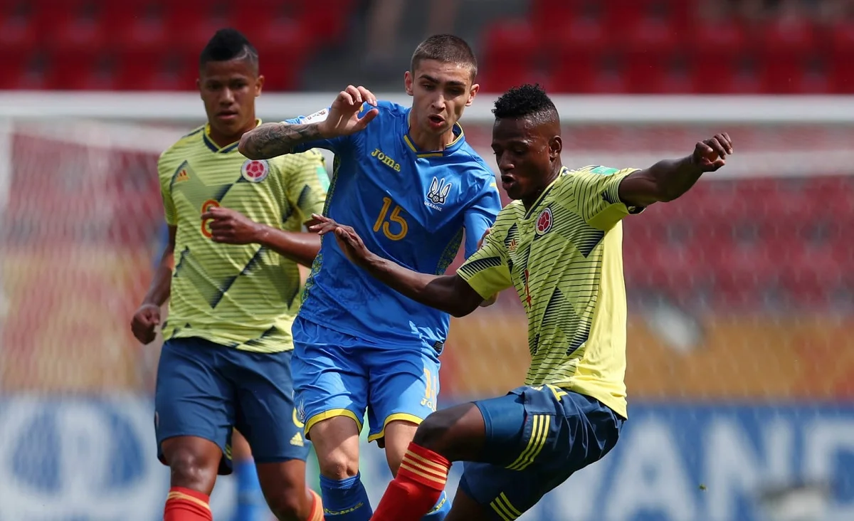Кирило Дришлюк проти збірної Колумбії на чемпіонаті світу U-20 / Getty Images