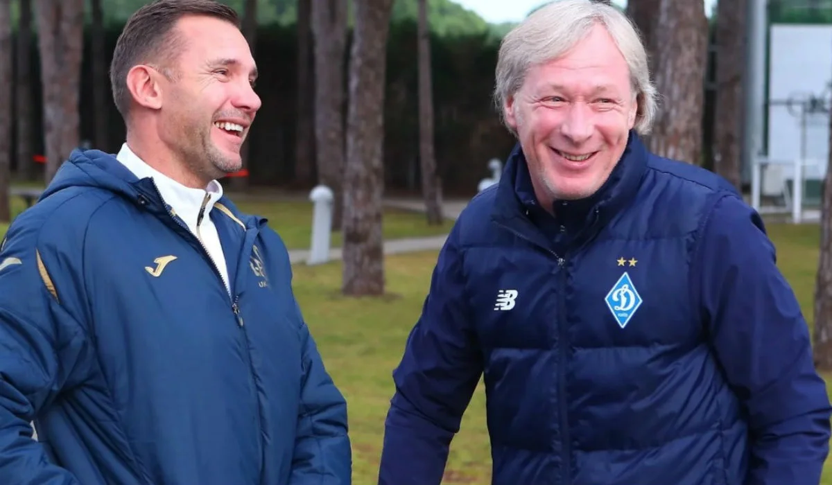 Андрій Шевченко та Олексій Михайличенко / ФК Динамо