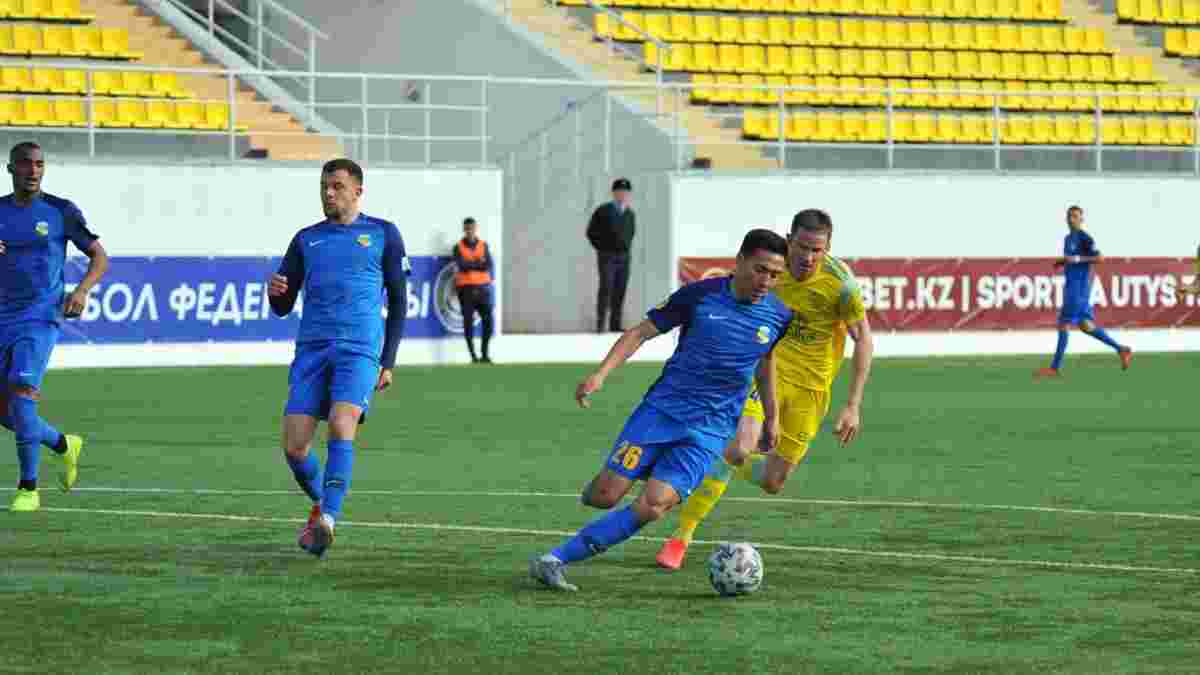 Українець Бондаренко відзначився дебютним голом у чемпіонаті Казахстану – він виступає на позиції захисника