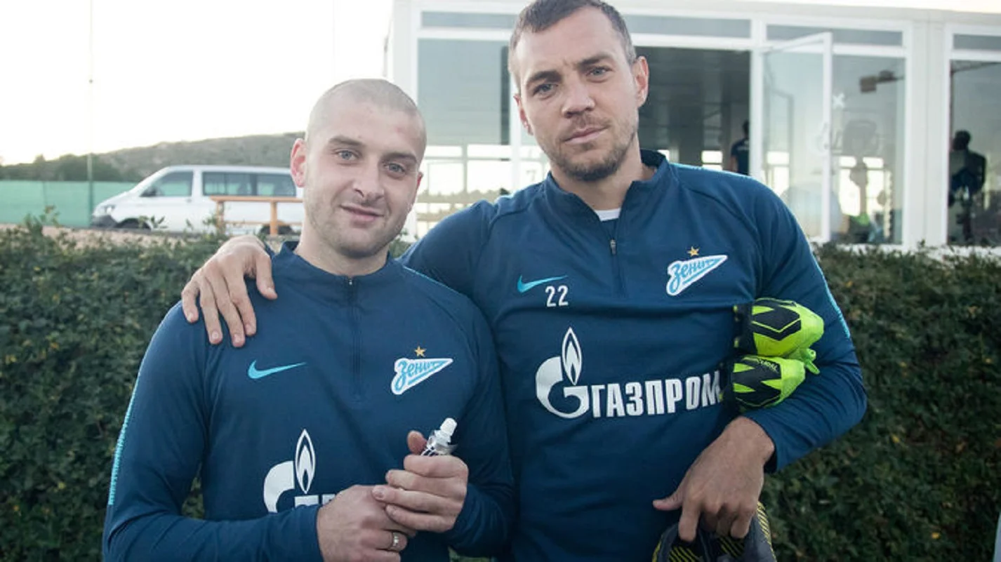 Ярослав Ракицкий и Артем Дзюба / Фото ФК Зенит