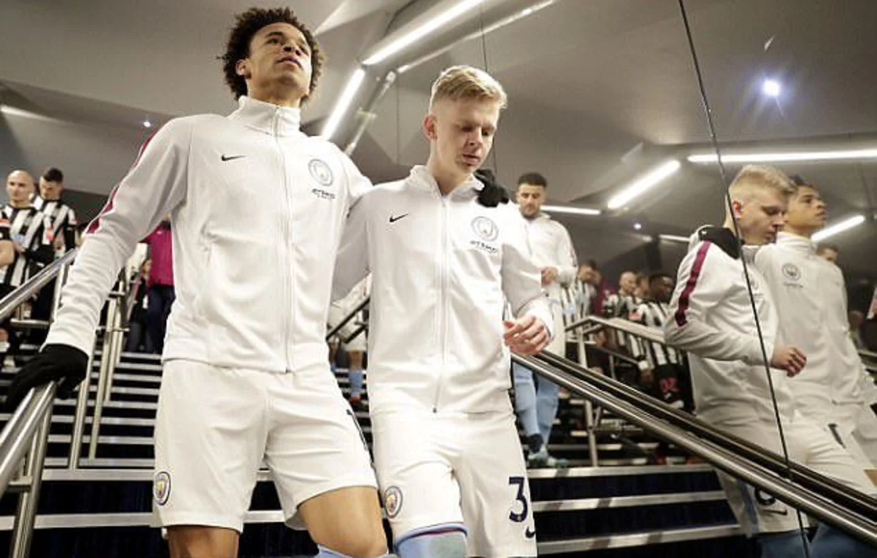 Лерой Сане та Олександр Зінченко / Фото Манчестер Сіті