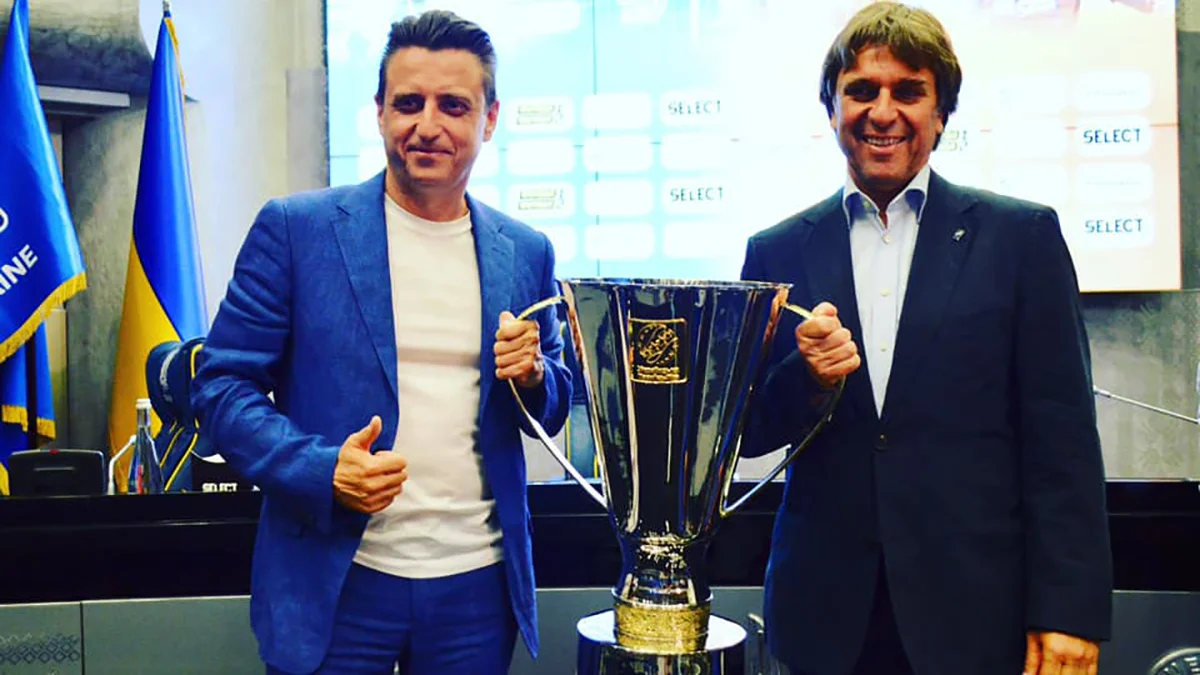 Олександр Денисов та Томас Грімм / Фото УАФ