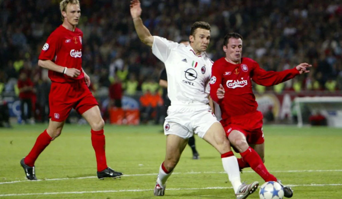 Джеймі Каррагер проти Шевченка / ФК Ліверпуль