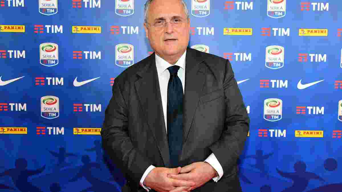 Президент Лаціо запропонував незвичний формат визначення чемпіона Італії