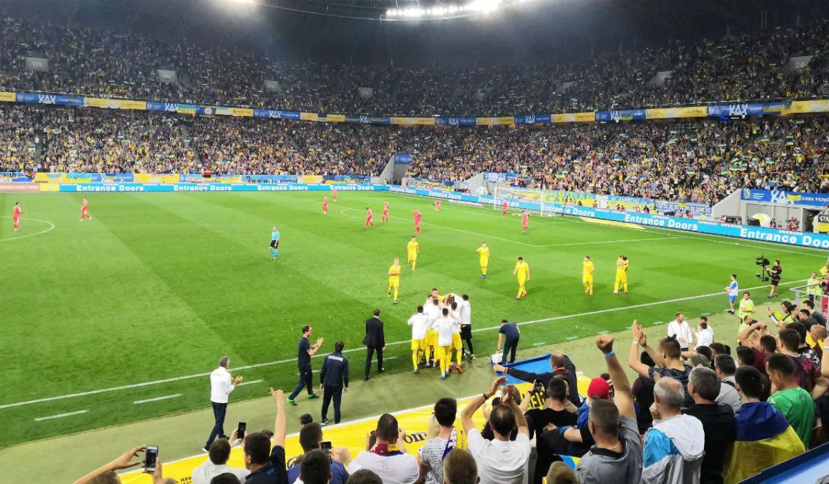 Матч Украина – Сербия на Арене Львов / УАФ