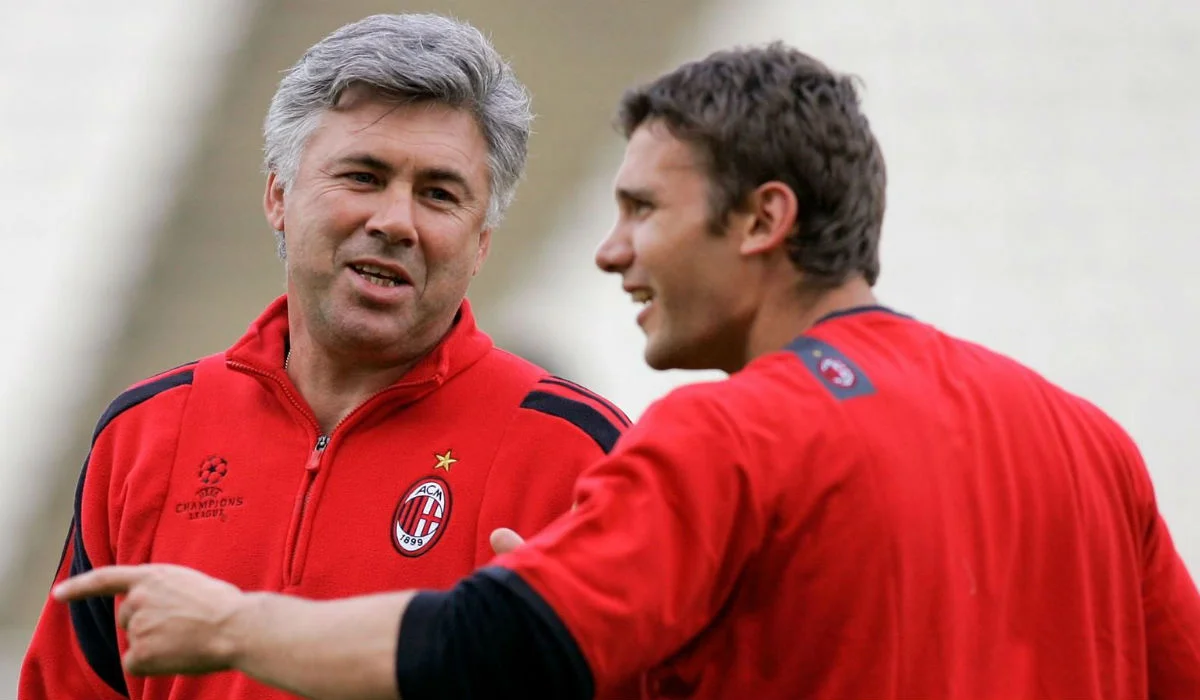 Карло Анчелотти и Андрей Шевченко / Getty Images