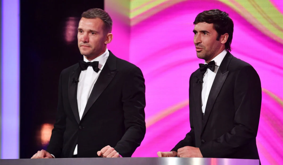 Шевченко и Рауль / УЕФА