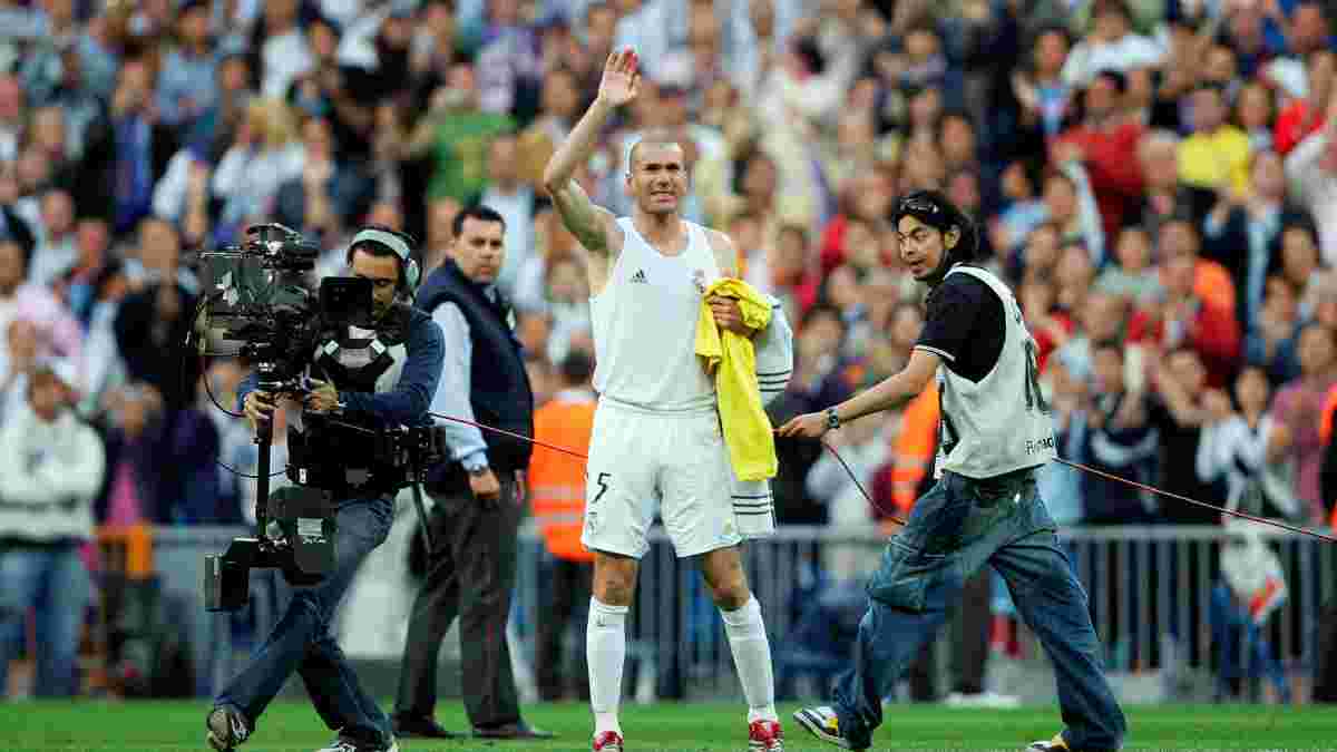 Зідан 14 років тому востаннє зіграв на Сантьяго Бернабеу та попрощався з фанатами Реала