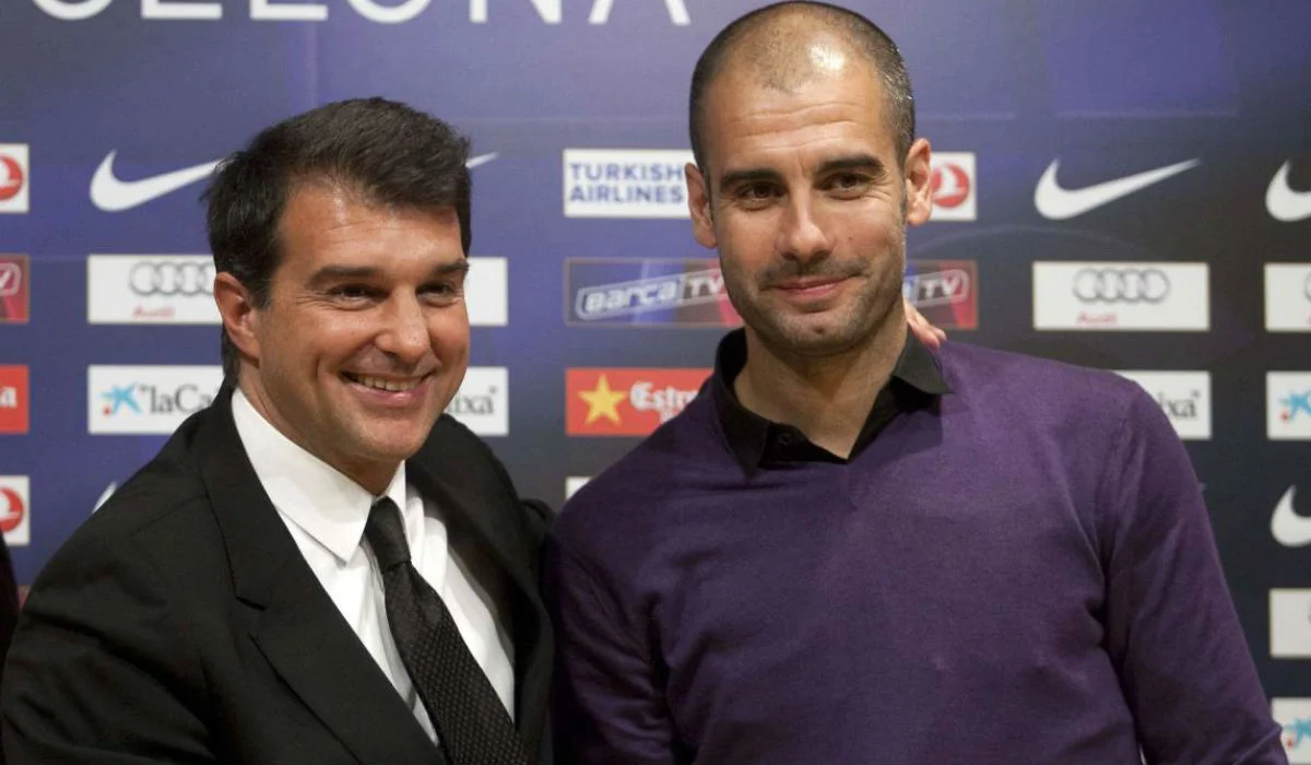 Лапорта и Гвардиола / ФК Барселона