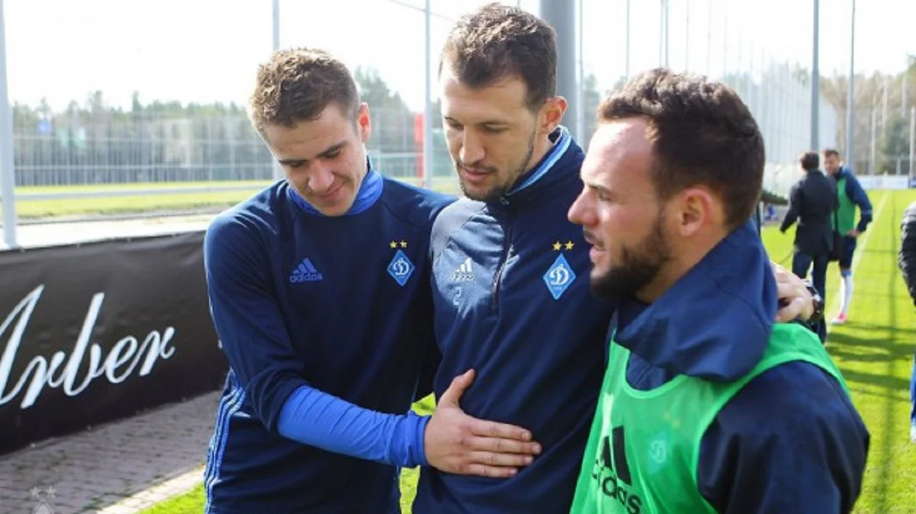 Беседин, Силва, Морозюк / Фото ФК Динамо