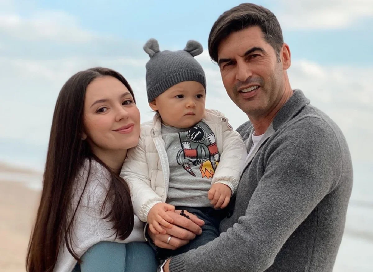 Екатерина Остроушко и Паулу Фонсека с сыном / соцсети