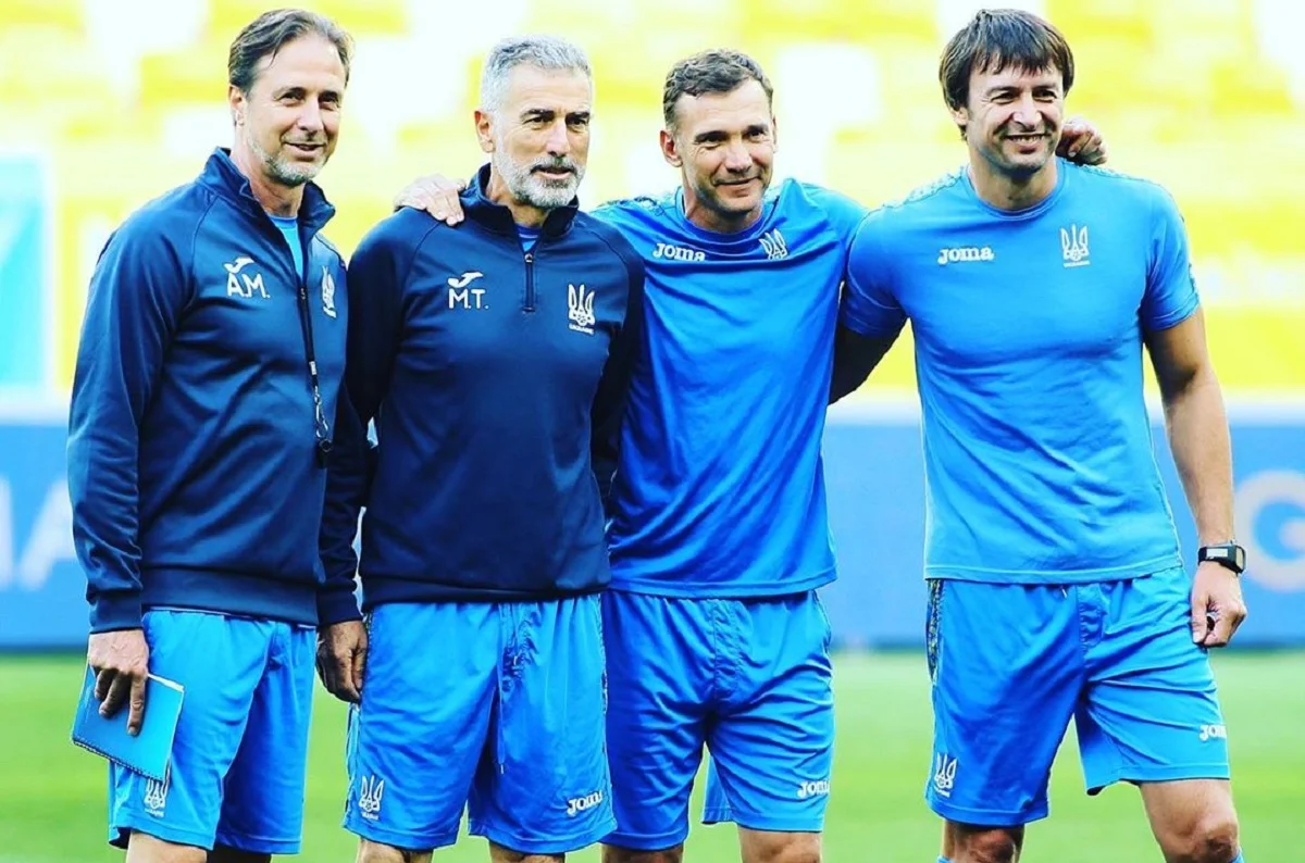 Малдера, Тассотти, Шевченко, Шовковский / фото: УАФ