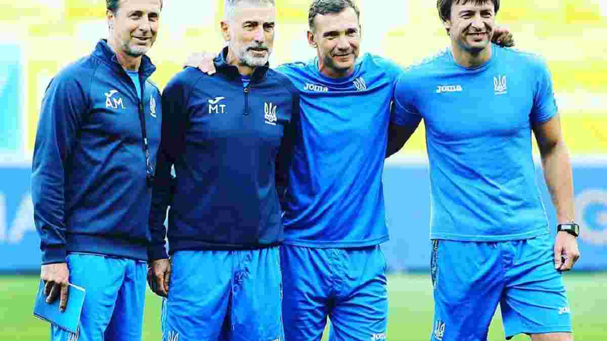 Шевченко и его ассистенты в сборной Украины получат новые контракты