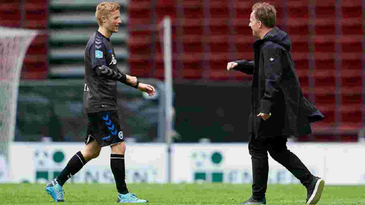 Футбол після карантину – тренер Оденсе вийшов на заміну і розкішним голом "вкрав" у Копенгагена перемогу
