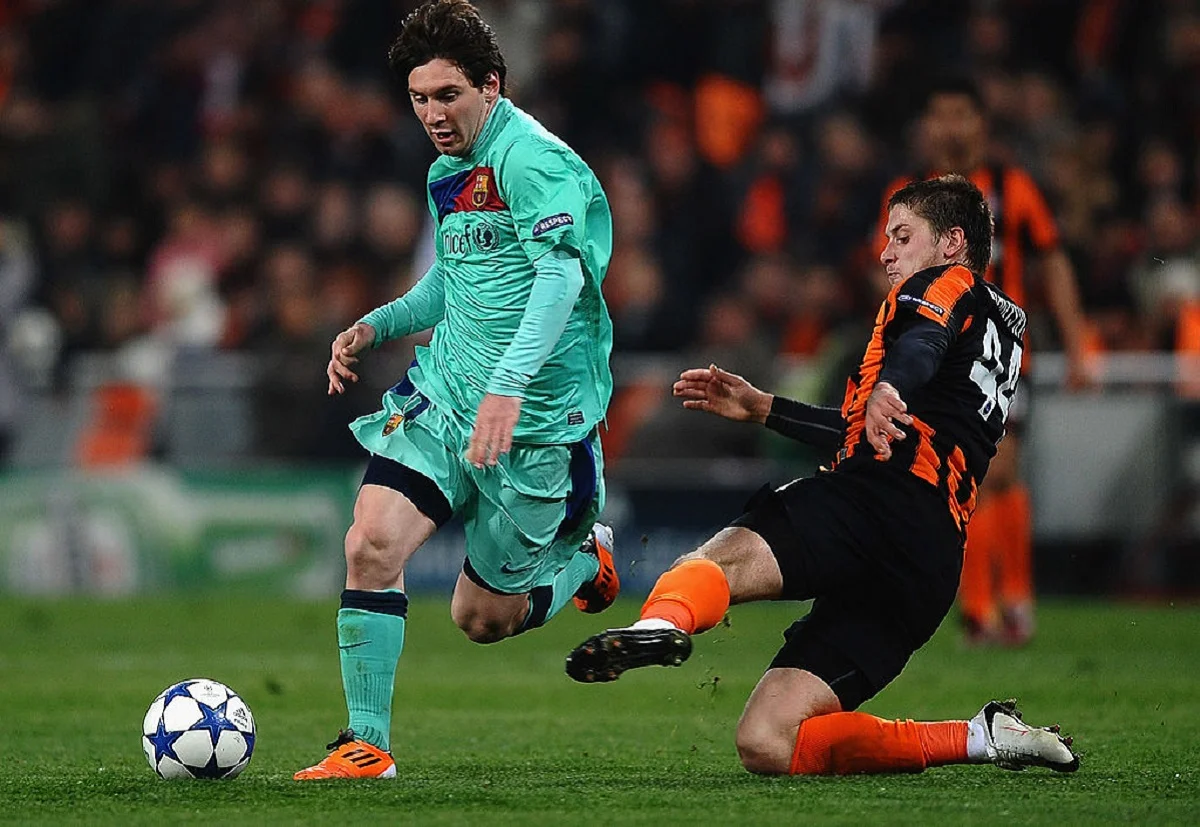 Месси против Шахтера / Getty images