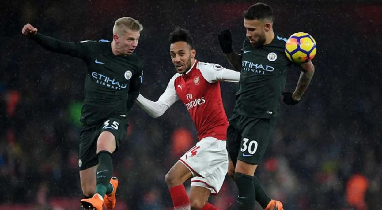 Зинченко, Обамеянг и Отаменди / Getty Images