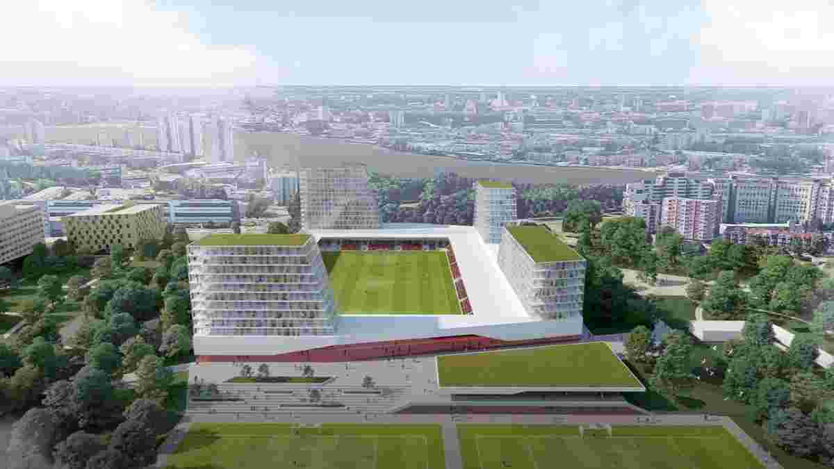 Футбол – вживую из спальни: нидерландский клуб взялся строить стадион будущего без страха перед пандемией
