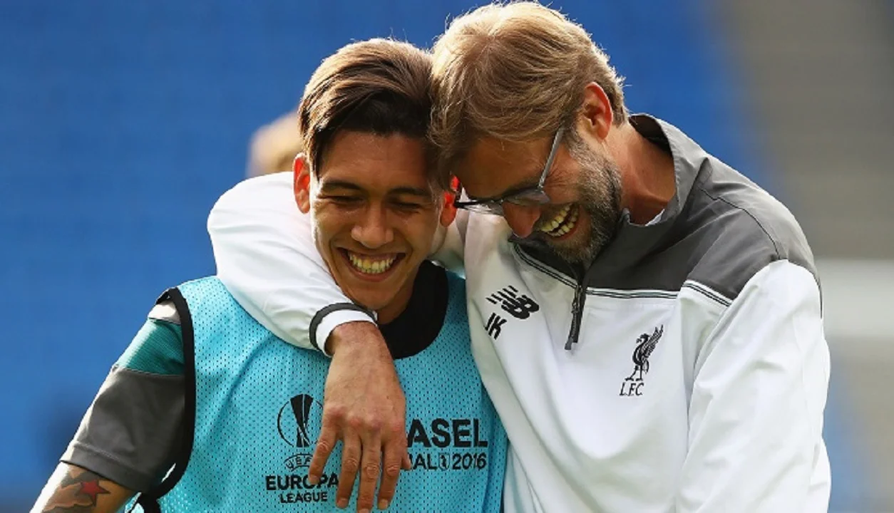 Фирмино и Юрген Клопп / Фото ФК Ливерпуль