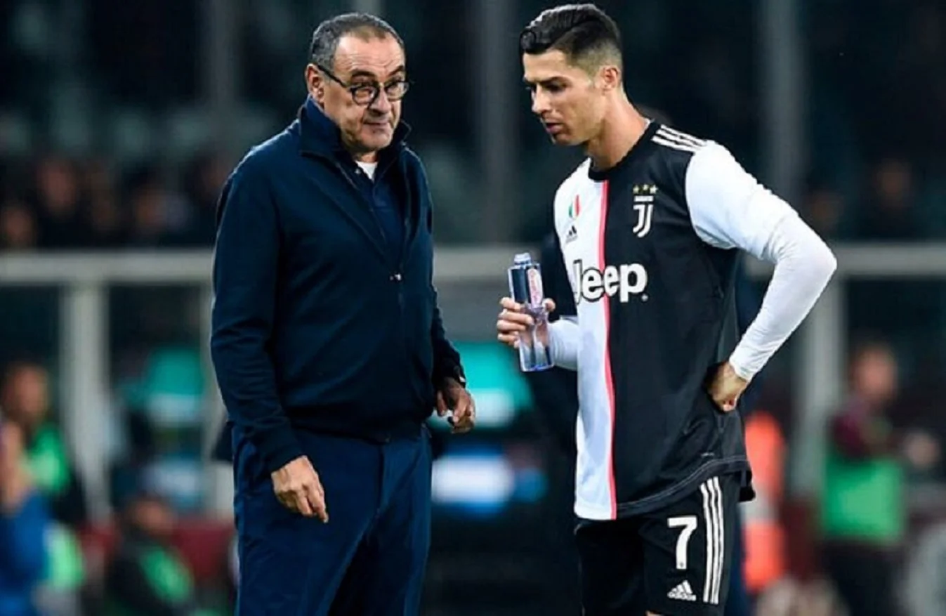 Маурицио Сарри и Криштиану Роналду / Фото ФК Ювентус