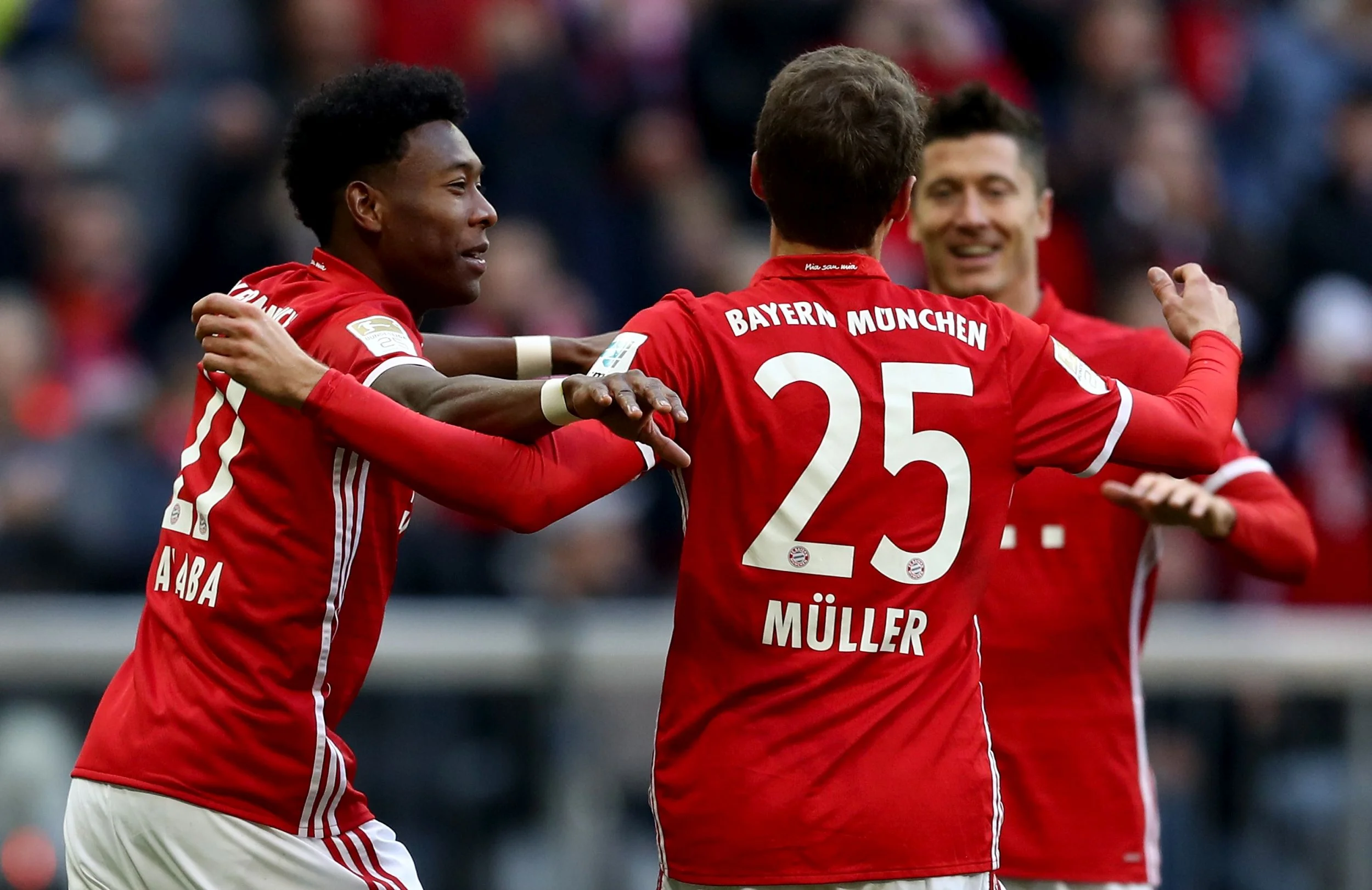 Алаба. Мюллєр і Лєвандовскі / Bongarts