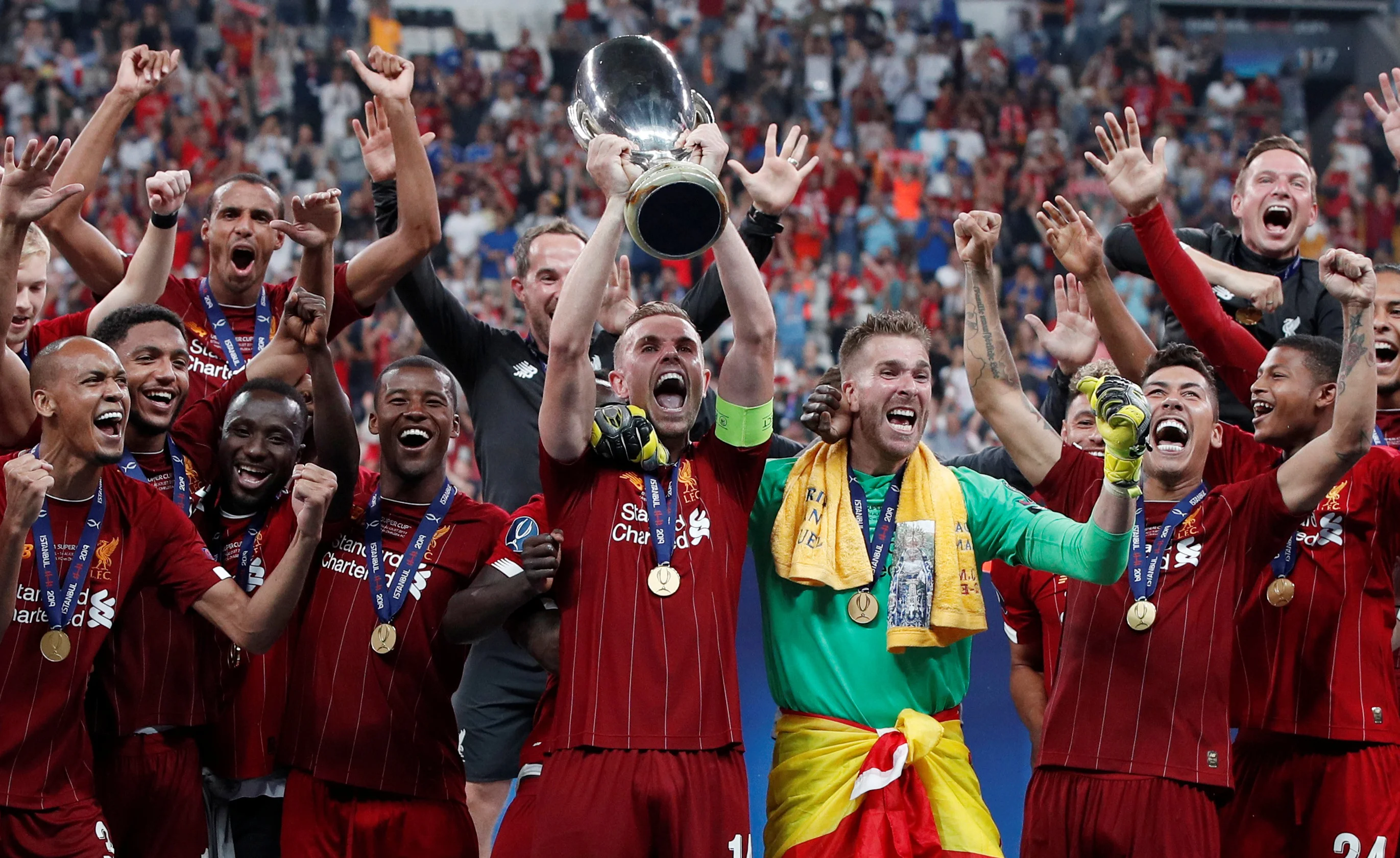 Ліверпуль із Суперкубком УЄФА-2019 / Reuters