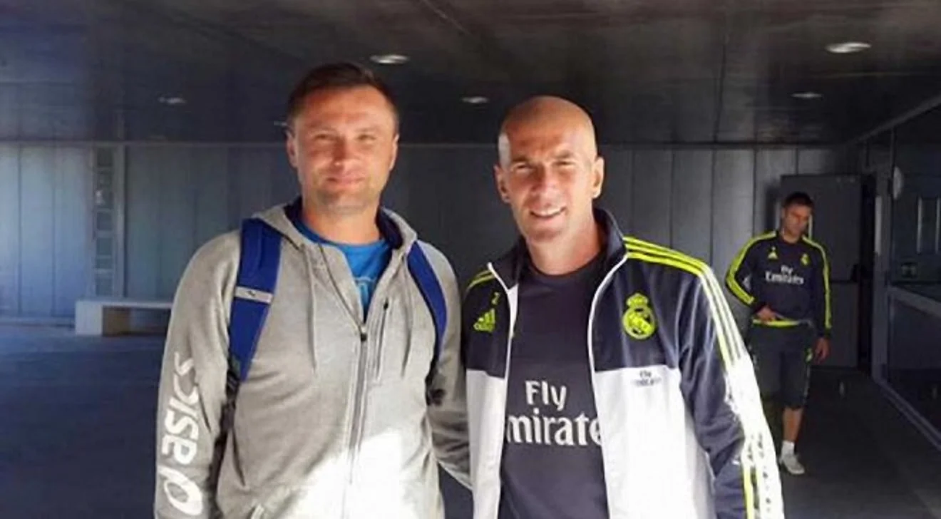 Остап Маркевич та Зінедін Зідан / Фото з відкритих джерел